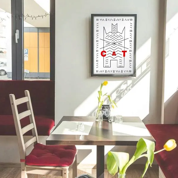 cat-white-plakat-20x30-cm