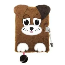 pamietnik-a5-96k-z-klodka-3d-doggie