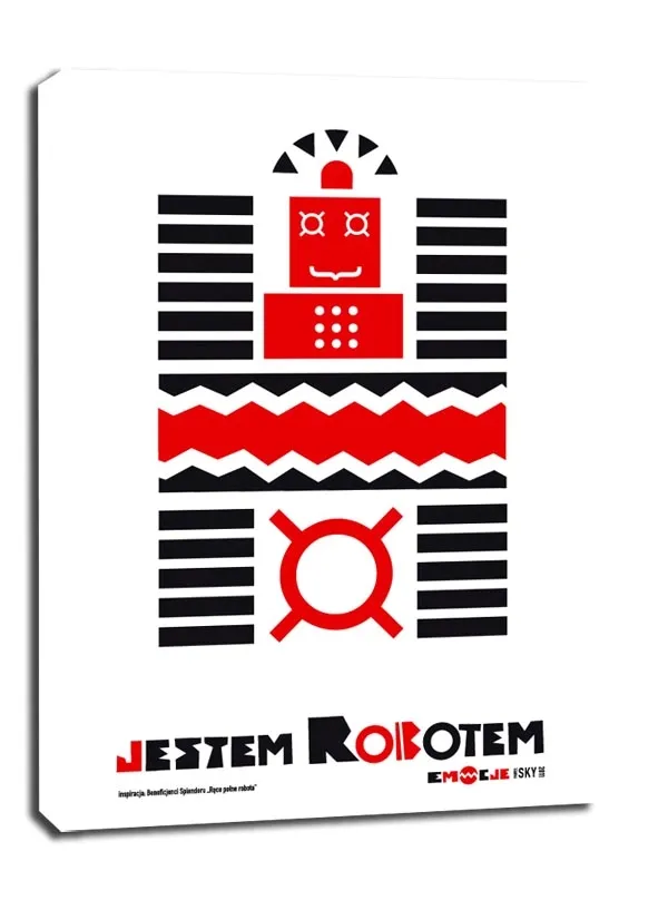 jestem-robotem-obraz-na-plotnie-61x915-cm-stan-nowy