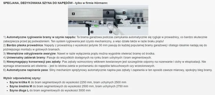 naped-supramatic-e-4-do-bram-garazowych-hormann-stan-opakowania-oryginalne