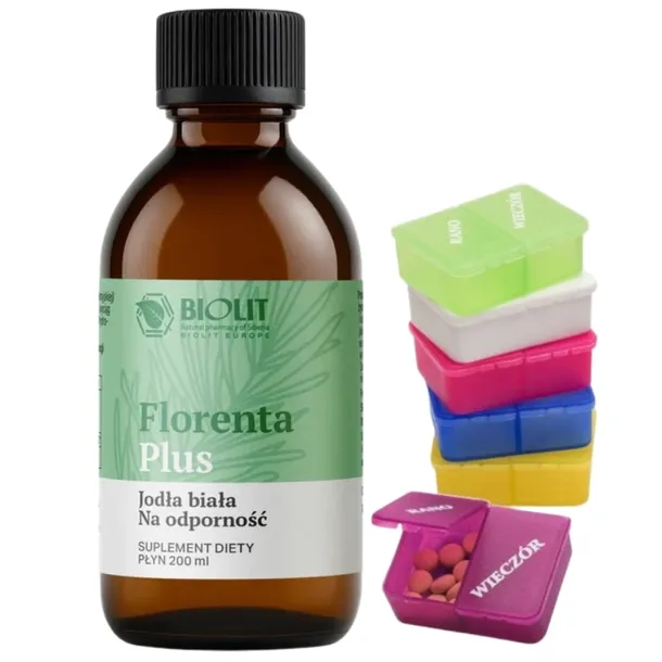 Biolit FLORENTA PLUS NA ODPORNOŚĆ BAKTERIE DROGI ODDECHOWE 200ml + GRATIS