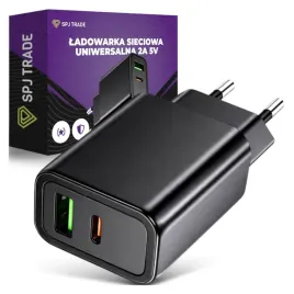 szybka-ladowarka-sieciowa-usb-c-usb-a-gniazdo-czarna-charge-3-0-kostka