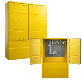 szafka-gazowa-na-3-gazomierze-100x100x25-cm-zolta-punkt-gazowy-z-podstawa