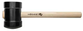 hogert-mlotek-gumowy-800g-czarny-z-trzonkiem-drewnianym-ht3b045