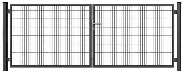 BRAMA ogrodzeniowa SX 656 PRO - ogrodowa - 5,00 x 1,50 m - kolor ANTRACYT