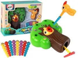 gra-zrecznosciowa-magnetyczna-zlap-robaczka-nakarm-ptaszka-lean-toys