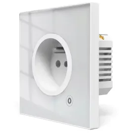 smart-gniazdko-pojedyncze-biale-szklane-z-bolcem-szklo-wifi-tuya-pomiar