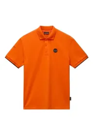 polo-meskie-napapijri-e-badge-orange-red-m
