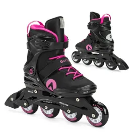 rolki-damskie-attabo-cyclone-39-czarne-rekreacyjne-abec-7-kola-76-mm-82a-pu
