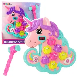 gra-zrecznosciowa-whac-a-mole-jednorozec-kolorowy-swiatla-dzwieki-lean-toys