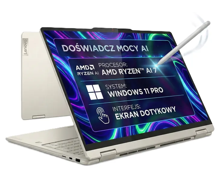 Lenovo Yoga 7 2w1 AMD RYZEN AI 7 350 8x5GHz 16GB 1TB 16" FHD+ DOTYK W11P