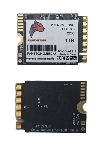Szybki dysk SSD Pantherise 1TB SSD M.2 NVME 2230 PCIe Gen. 3