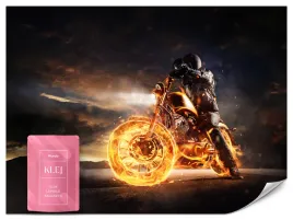 fototapeta-na-silownie-abstrakcja-plonacy-motocykl-dla-mlodziezy-500x350