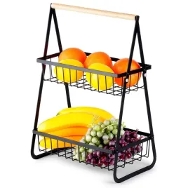 koszyk-na-owoce-metalowy-czarny-2-poziomowy