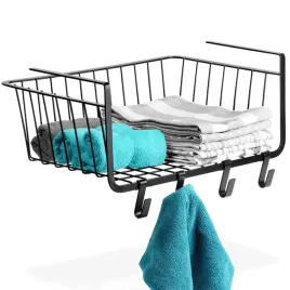 koszyk-podwieszany-pod-polke-metalowy-czarny-405x26x16-cm