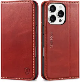 shieldon-naturalne-etui-skorzane-do-iphone-16-pro-rfid-z-klapka-czerwone