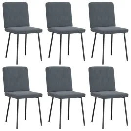 krzesla-stolowe-6-szt-ciemnoszare-obite-aksamitem