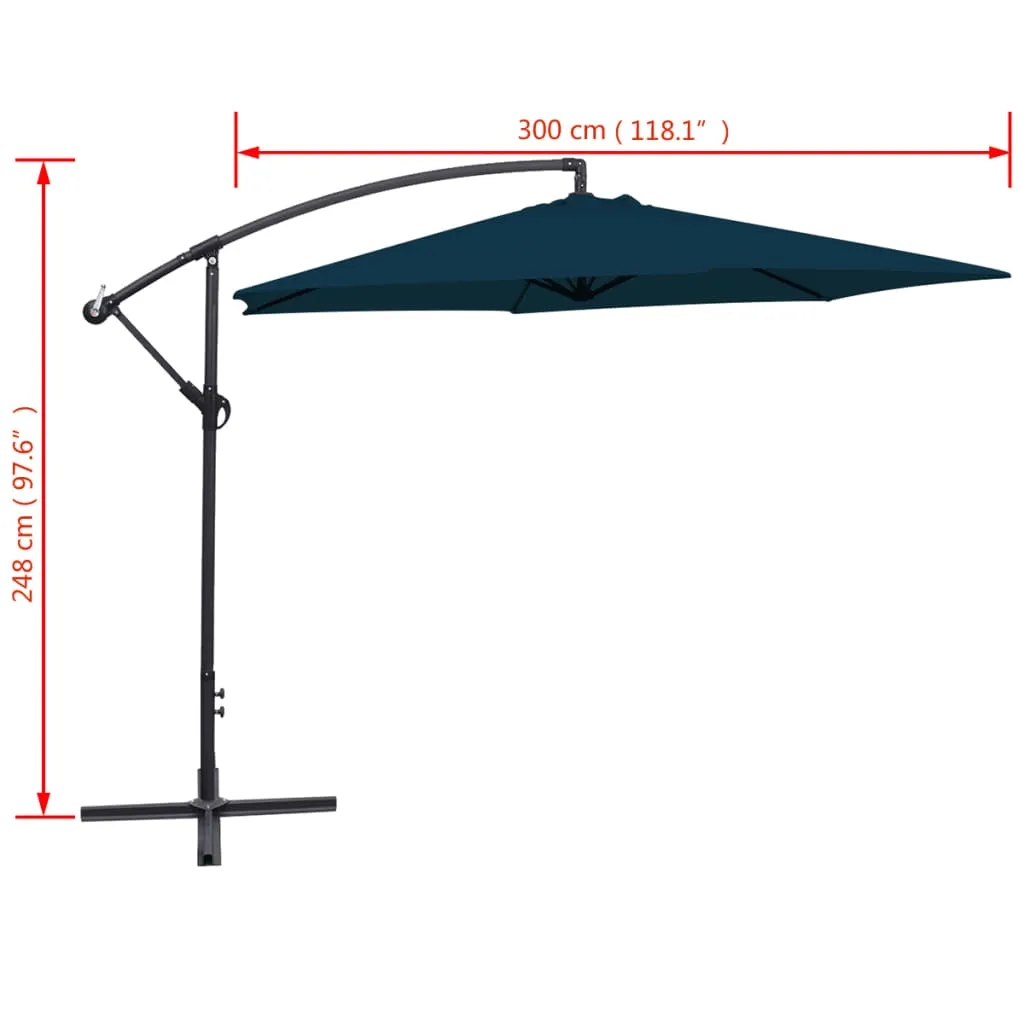 parasol-uv-3m-ciemnoniebieski