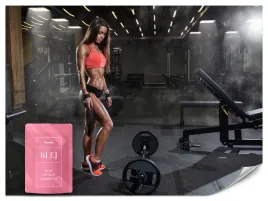 fototapeta-do-silowni-sportowiec-kobieta-sztanga-trening-efekt-3d-200x140