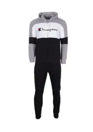 komplet-dresowy-champion-full-zip-suit-czarno-bialo-szare