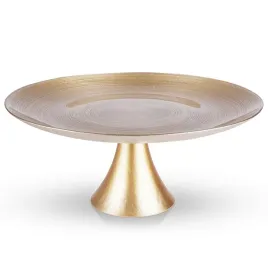 patera-na-tort-szklana-zlota-na-nozce-28-cm