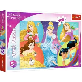 puzzle-trefl-puzzle-100-elementow-poznaj-urocze-ksiezniczki-disney-16419