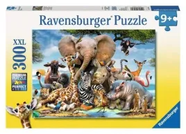 puzzle-ravensburger-300-elementow-puzzle-afrykanscy-przyjaciele-300-xxl