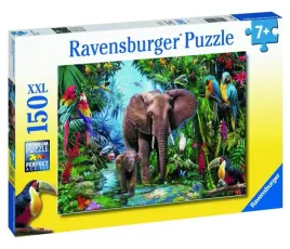 puzzle-ravensburger-150-elementow-ravensburger-puzzle-xxl-slonie-w-dzungli