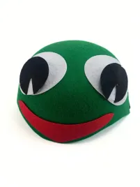 czapka-zaba-filcowa-wiosna-bal-przebranie-kostium-dodatek-zielona