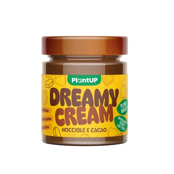 PlantUP DREAMY CREAM orzechowy krem do smarowania, eko, wegan, bez laktozy