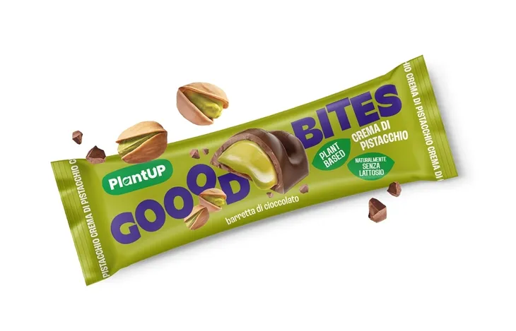 GOOD BITES Batonik Pistacjowy, Wegan 100%, bez laktozy, roślinny, Włoski