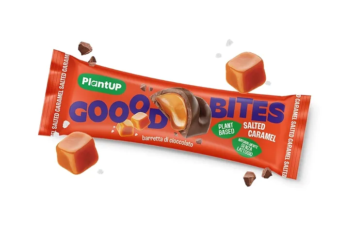 GOOD BITES Batonik Słony Karmel, Wegan 100%, bez laktozy, roślinny, Włoski