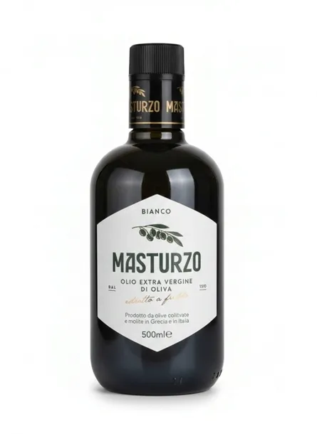 Oliwa Masturzo Bianco Delikatna Selekcja 500ml Tłoczona na Zimno Aksamitna