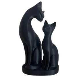figurka-rzezba-koty-czarny-kot-nowoczesna-dekoracja-z-druku-3d-24-cm