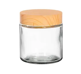 sloik-szklany-bezbarwny-120ml-z-nakretka-bambusowa-pp