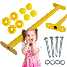 drazek-metalowy-zolty-60cm-na-plac-zabaw-uchwyt-do-podciagania