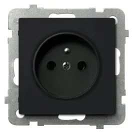 ospel-sonata-gniazdo-pojedyncze-z-uziemieniem-czarny-mat-ip20-gp-1rz-m-33