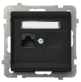 ospel-sonata-gniazdo-komputerowe-poj-kat-5e-mmc-czarny-mat-gpk-1r-k-m-33