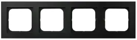 ospel-sonata-ramka-poczworna-czarny-mat-tworzywo-poliweglan-r-4r-33