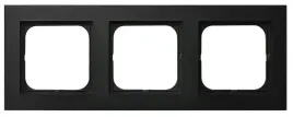 ospel-sonata-ramka-potrojna-czarny-mat-tworzywo-poliweglan-r-3r-33