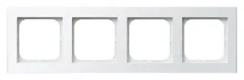 ospel-sonata-ramka-poczworna-biala-tworzywo-poliweglan-r-4r-00