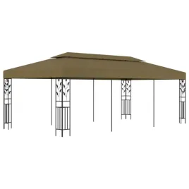 altana-ogrodowa-600x300x270cm-kolor-taupe-czarny
