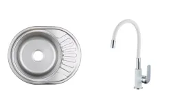 zlewozmywak-jednokomorowy-bateria-kuchenna-elastyczna-wylewka-biala