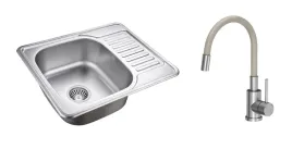 zlewozmywak-stalowy-kevin-dekor-bateria-kuchenna-elastyczna-wylewka-bezowa