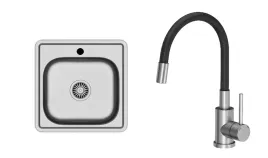 zlewozmywak-stalowy-bateria-kuchenna-elastyczna-wylewka-czarna