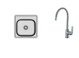 zlewozmywak-jednokomorowy-dekor-bateria-kuchenna-elastyczna-wylewka-szara