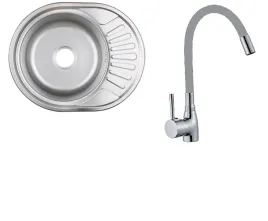 zlewozmywak-jednokomorowy-bateria-kuchenna-z-elastyczna-wylewka-szara