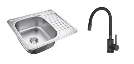 zlewozmywak-stalowy-kevin-dekor-bateria-kuchenna-elastyczna-wylewka-czarna