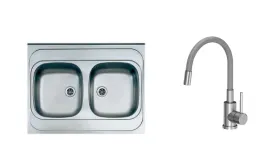 zlewozmywak-nakladany-naszafkowy-80x60-bateria-kuchenna-elastyczna-szara