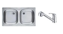 zlewozmywak-dwukomorowy-2-komory-bateria-kuchenna-wyciagana-wylewka